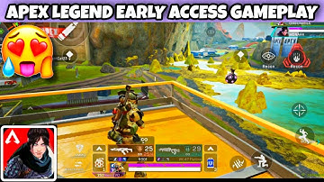 APEX LEGEND MOBILE EARLY ACCESS ANDROID GAMEPLAY😍