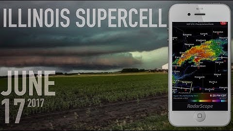 Northwest Illinois Supercell Thunderstorm - 6/17/2017 vlog 0004