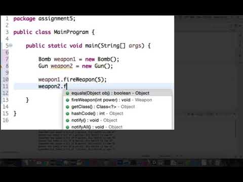 Java Abstract Example Part 1