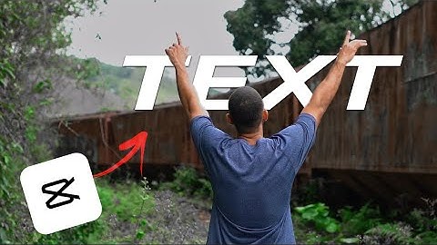 TEXT BEHIND PERSON EFFECT IN JUST 2 MINUTES | EASIEST CAPCUT PC TUTORIAL 2024