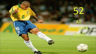 Roberto Carlos - All 52 Freekick Goals in ONE GO