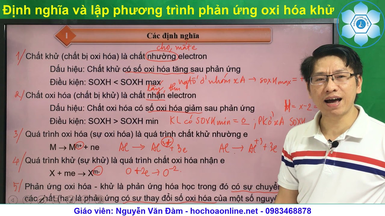 Phản ứng oxi hóa khử