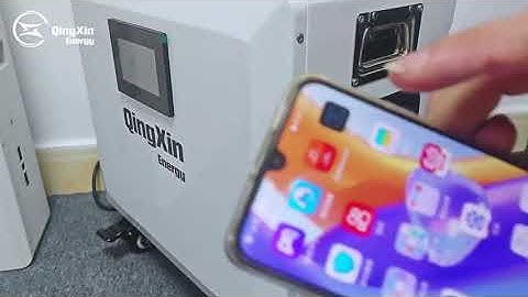 Demonstration of Bluetooth and WiFi remote monitoring functions of lithium batteries