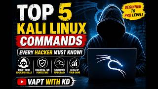 Kali Linux Beginner Guide: Top 5 Commands You Must Know 🔥