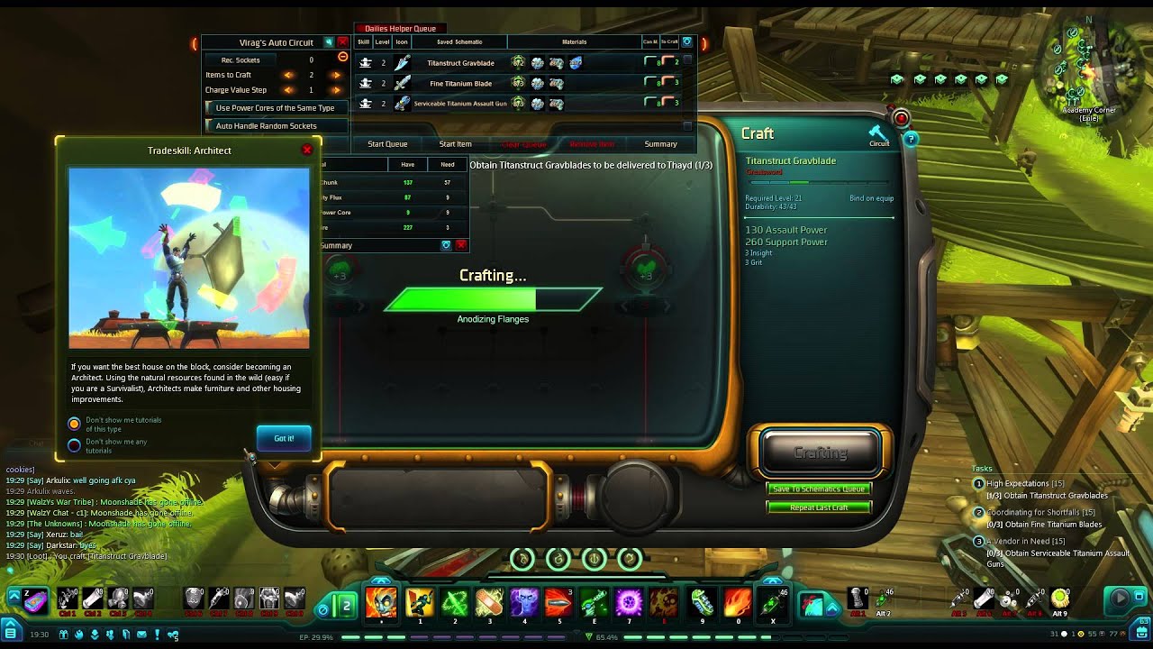 How to Make Crafting Daily Quests Fast in WildStar YouTube