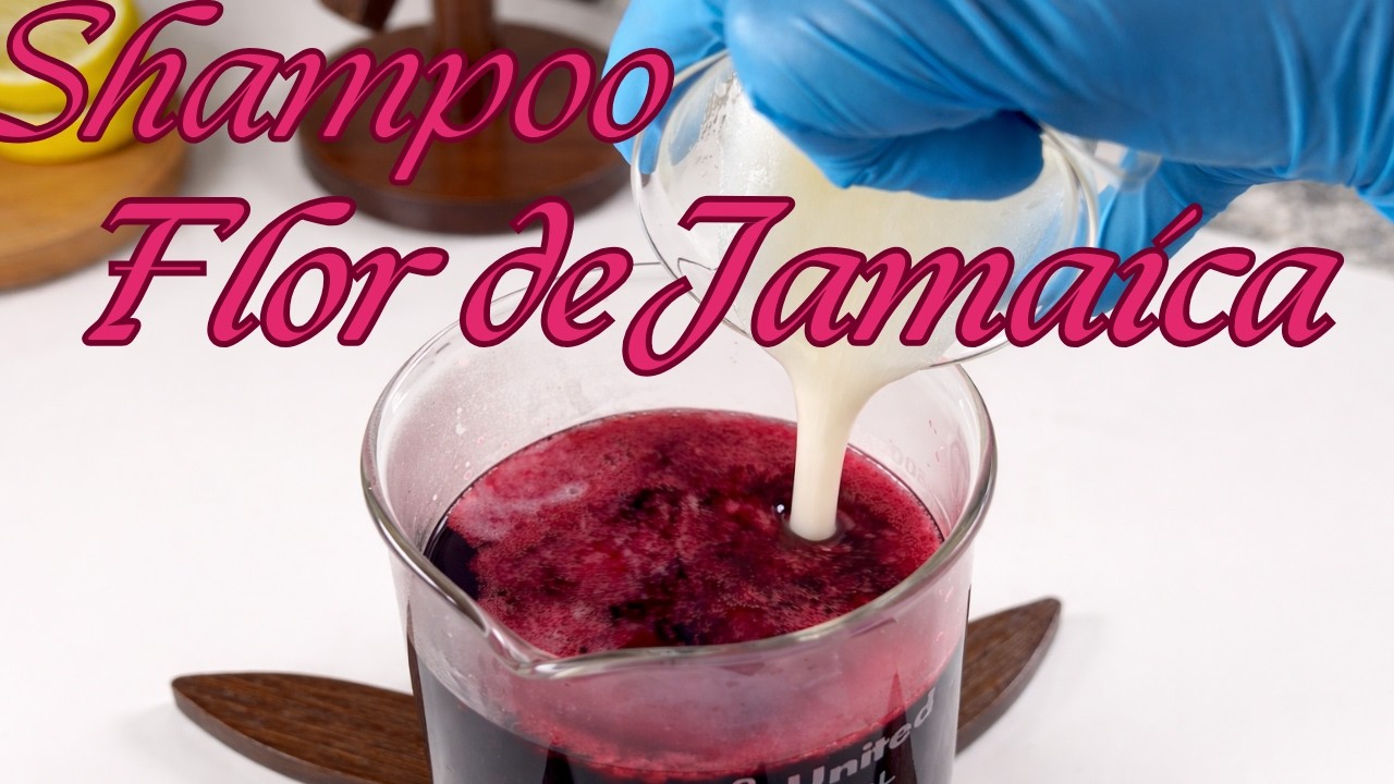 Shampoo Natural de Flor de Jamaica 🌺 | Sin sulfatos agresivos