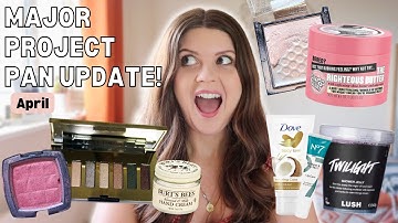 April Project Pan Update | Big Makeup Use Up Challenge