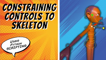 Constraining Controls to Skeleton | Maya Python Auto Rig Tutorial
