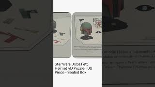 Star Wars Boba Fett Helmet 4D Puzzle, 100 Piece - Sealed Box