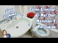 Cómo eliminar el mal olor, manchas y percudido de nuestra taza de baño y lavabo - SÚPER ECONÓMICO