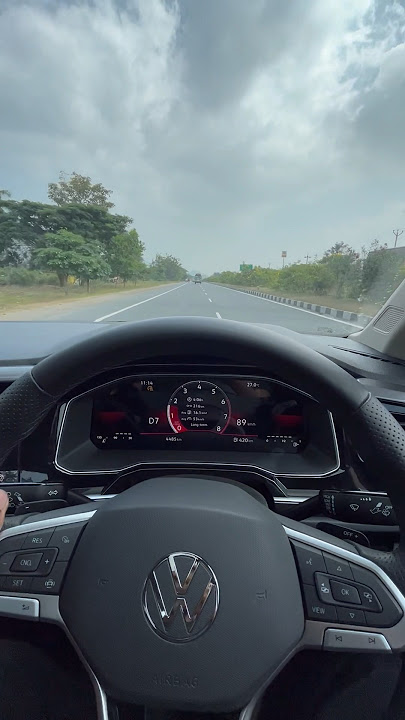Virtus GT… The best drive quality and good stability on highways…. #volkswagen #virtus