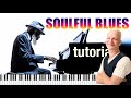 Ray of light blues 12bar slow blues in c piano tutorial 