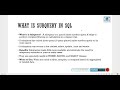 SQL Interview Questions & Answers Part 3 – What is a Subquery in SQL? with Examples #trending