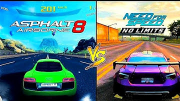 Need for speed Vs Asphalt 8 airborne android  gameplay | NFS vs Asphalt 8 best racing games 2023