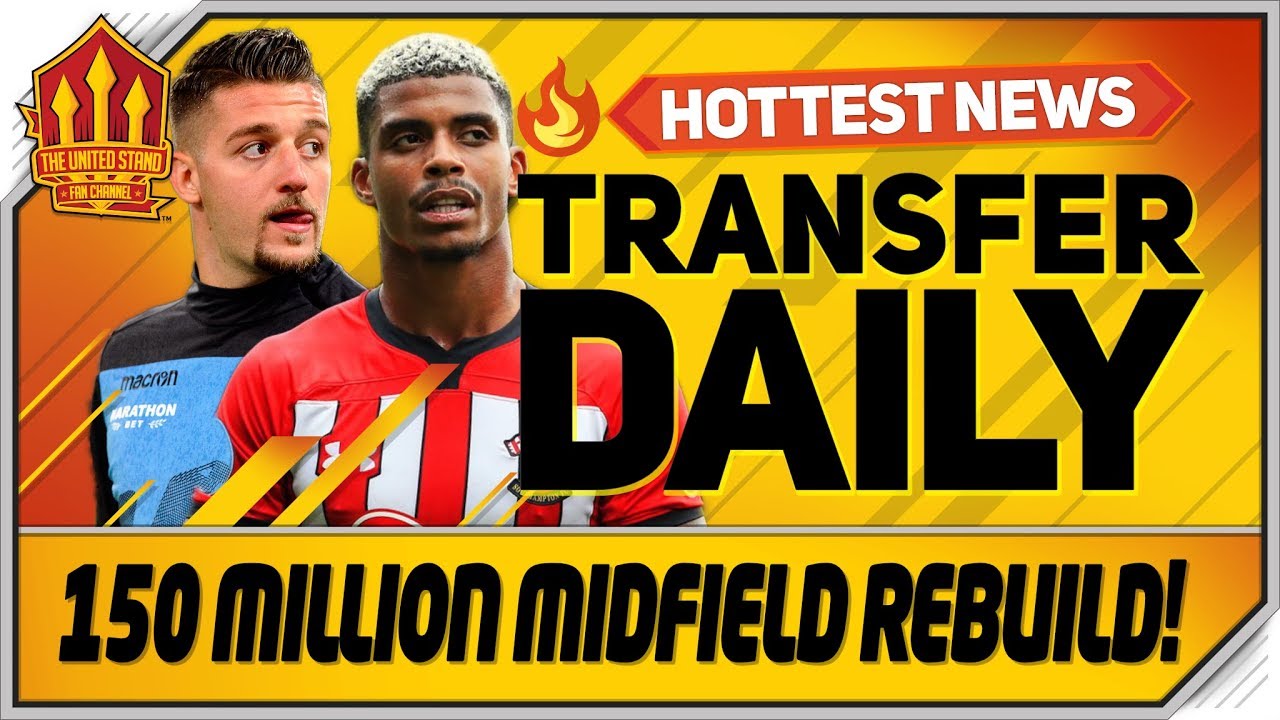Solskjaer's 150 Million Midfield Swoop? Man Utd Transfer News manchester united transfer news