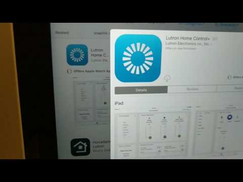 Lutron app on iPhone