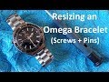 Omega Watch Bracelet Resizing (Screws & Pins)