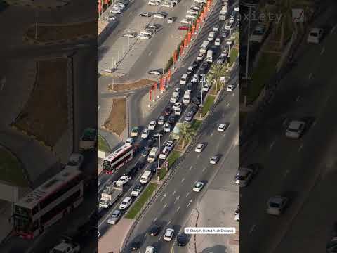 Traffic….🚦 Sharjah to Dubai…. #shorts