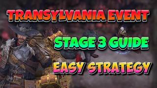 Transylvania Event | Dracula's Castle - Stage 3 Guide -Easy Strategy | Watcher Of Realms