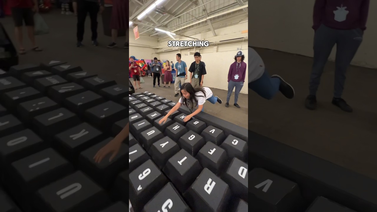 как быстро я смогу печатать на этой гигантской клавиатуре?