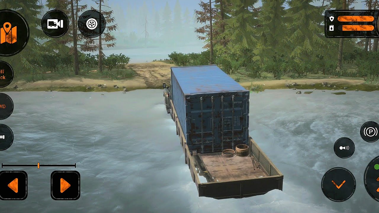 Mud Runner Mobile GamePlay |||| Garage Parts Delivery 🏞 The Crossing Map |||| 🙂