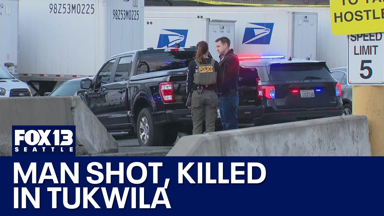 Man shot, killed at Tukwila USPS center | FOX 13 Seattle - YouTube