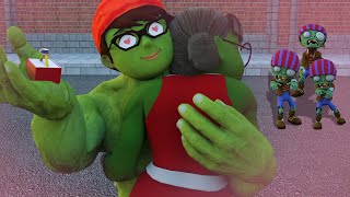 Scary Teacher 3D - NickHulk and Tanihulk vs Zombie - Scary Teacher 3D Animation