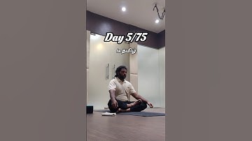Day 5/75 hard challenge 💪#75hard #yogaforlife #bookreading #thirumandhiram #yoga