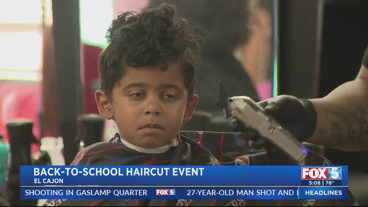 Free BackToSchool Haircuts Given Away in El Cajon YouTube