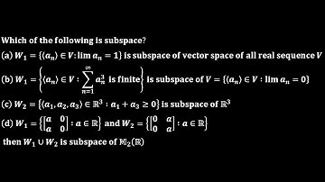 test for subspace linear algebra iit jam mathematics csir net gate nbhm tifr cmi msc phd up pgt set