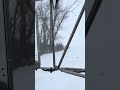 Let’s do some trucking. #cdl #trucking #snow #wtf