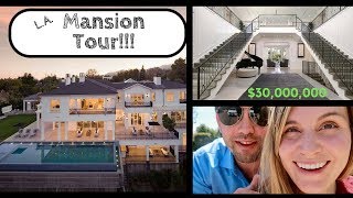 30 Million Dollar House Tour - Mansion Tour La Million Dollar Listing