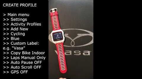 Connect your Vasa ANT+ Power Meter to your Garmin 920XT Tutorial