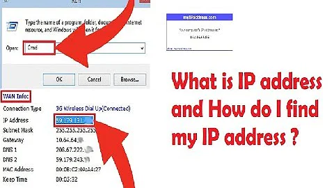 What is IP address and  How do I find my IP address - How to find my IP address fast & free ?
