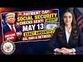 🚨 PAYMENT DAY ALERT: Social Security Checks Sent May 13 — Exact SSI, SSDI &amp; Retirement Amounts 2026