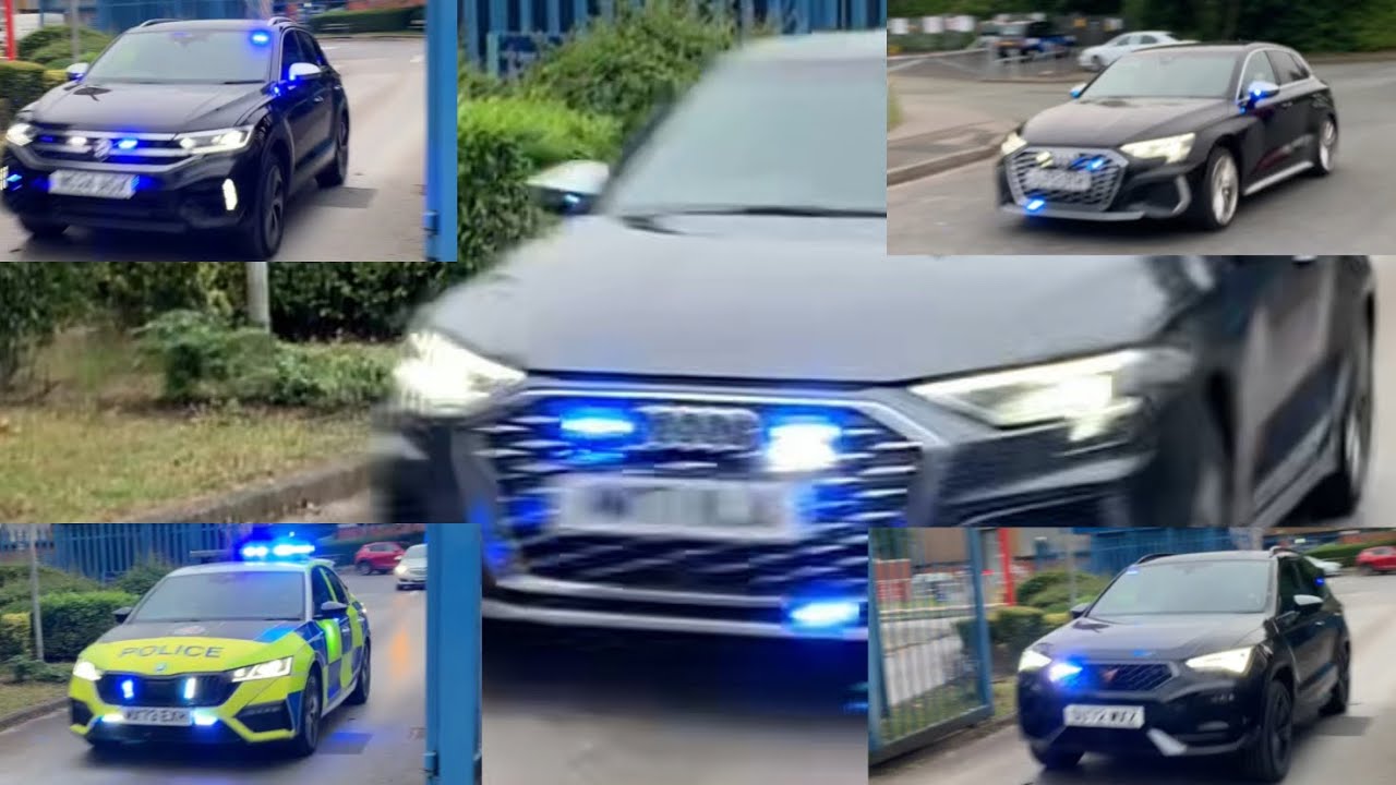 Traffic Interception Unit X5 Unmarked + Marked Tactical Vehicle Interception Unit Responding ...