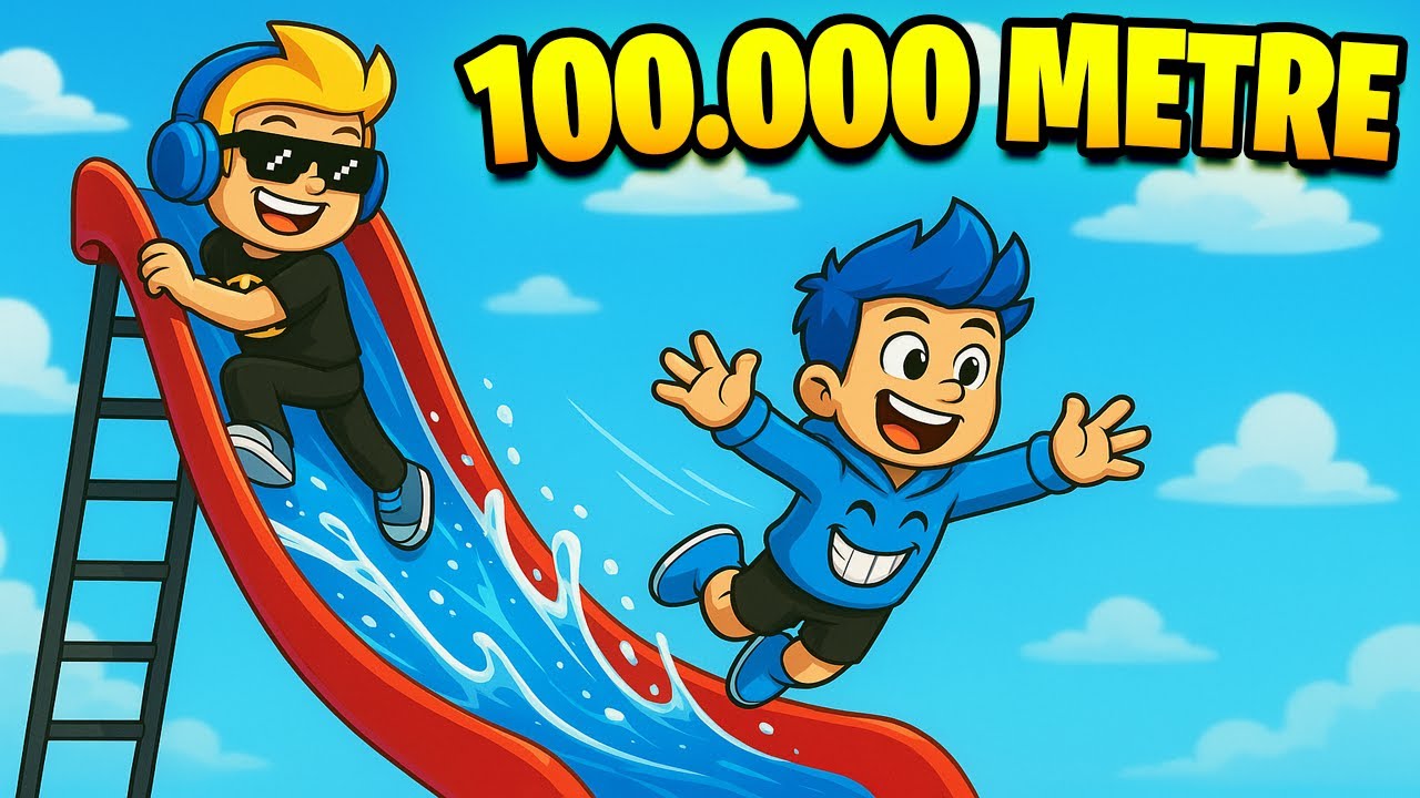 EN YÜKSEĞE ÇIKIP AŞAĞI KAYIYORUZ 🎢 Roblox Climb and Slide