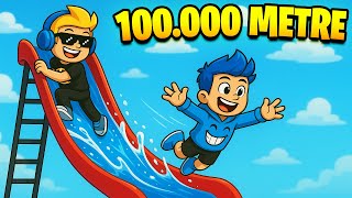 EN YÜKSEĞE ÇIKIP AŞAĞI KAYIYORUZ 🎢 Roblox Climb and Slide