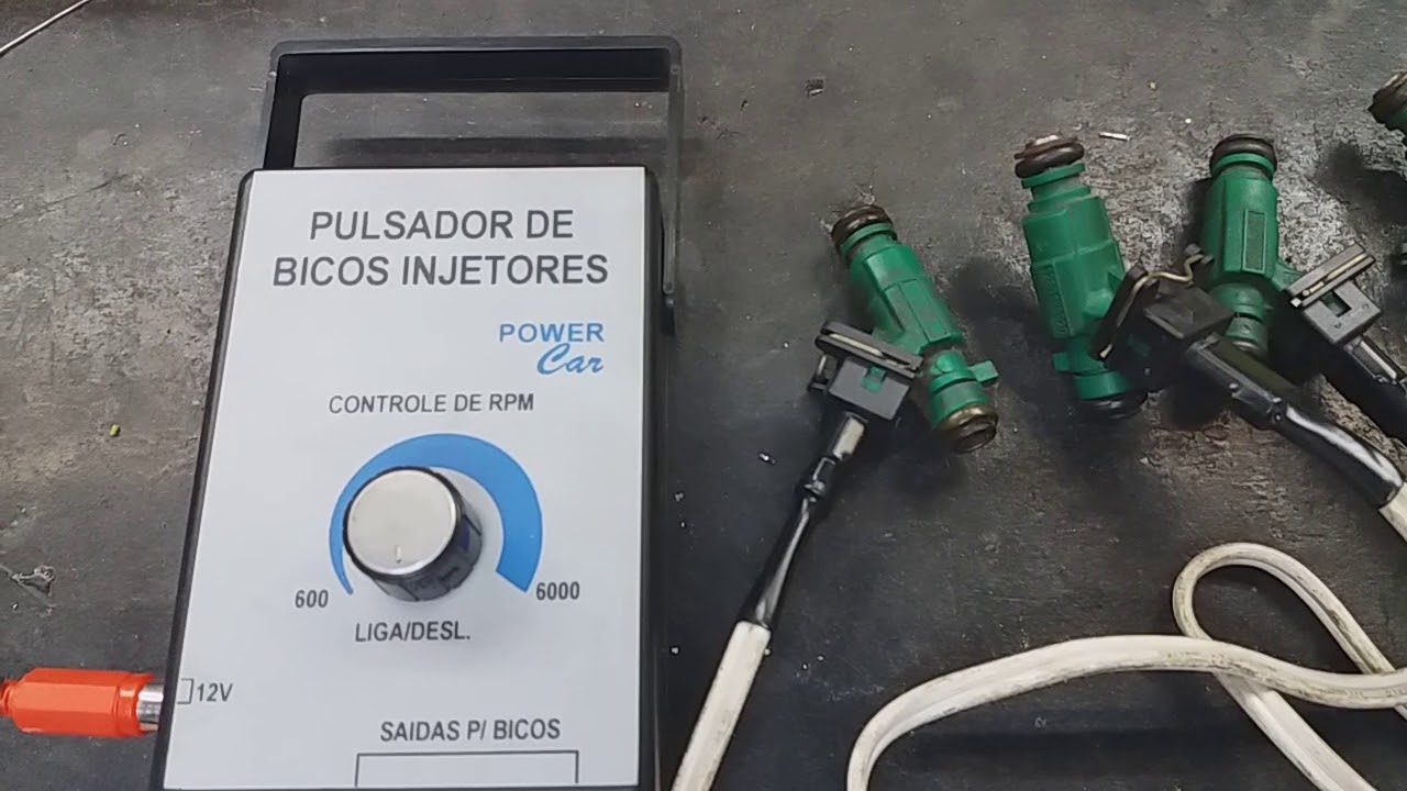 Demonstração do Pulsador de Bicos Injetores da SOS Eletrónica - YouTube