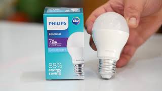 lampu led philips essential 11 watt terbaru