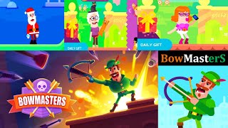 Bowmasters Gameplay: Easy Tournament Characters Walkthrough