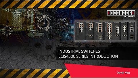 ECIS4500 SERIES INTRODUCTION