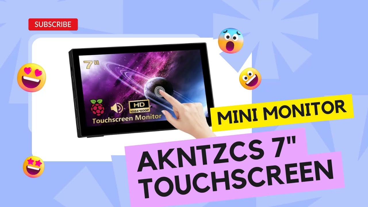 Akntzcs 7 inch Touchscreen Mini Monitor✔️REVIEW