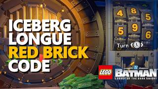 Iceberg Longue Red Cube Code Lego Batman Legacy of the Dark Knight