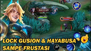 EUDORA MODE SEMAK!! LOCK GUSION & HAYABUSA SI PALING JAGO SAMPE KESAL‼️- MLBB