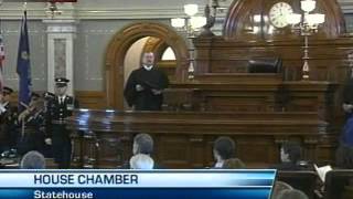 2011 Kansas Governor Sam Brownback Inauguration speech and coverage KSNT TV Topeka