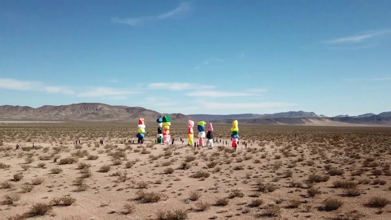 7 magic mountains drone footage