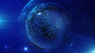 Broadcast News Earth Background Motion Graphics