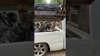 99. GMC Sierra six speed manual c notch holding up riding axle #drop #cnotch #foryou #love #i
