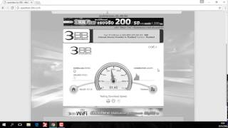 Test Speed 3BB VDSL 50/20 MB (3bbใจดี อัพให้เป็น 70+ MB) 700 บาท
